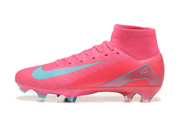 Nike Air Zoom Mercurial Superfly 10 Elite FG - Mens Soccer Cleats - Firm Ground - Black/White/Black