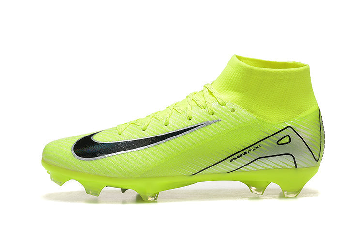 Nike Air Zoom Mercurial Superfly 10 Elite FG - Mens Soccer Cleats - Firm Ground - Black/White/Black