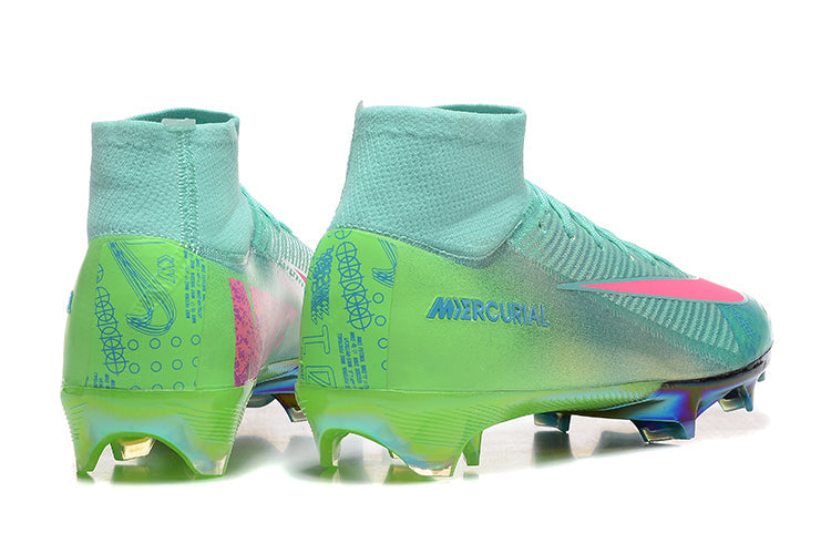 Nike Air Zoom Mercurial Superfly 10 Elite FG - Mens Soccer Cleats - Firm Ground - Black/White/Black