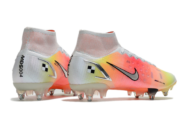 Nike Mercurial Superfly VIII Elite SG-PRO Anti-Clog Men's Soccer Cleats - Black/White
