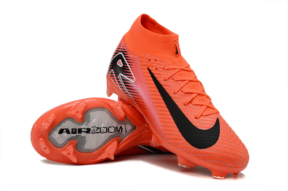 Nike Air Zoom Mercurial Superfly 10 Elite FG - Mens Soccer Cleats - Firm Ground - Black/White/Black