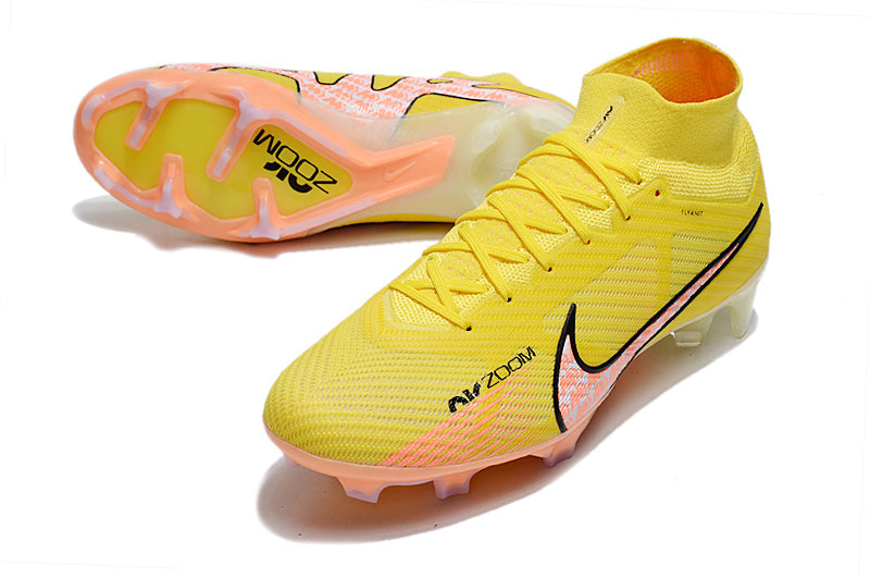 Nike Air Zoom Mercurial Superfly IX Elite FG - Yellow - High Top