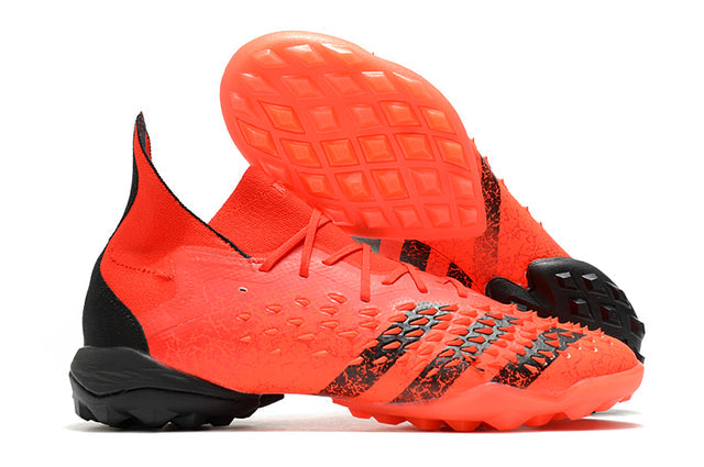 Adidas Predator Freak.1 FG Firm-Ground Soccer Cleats - Red (High-Top)