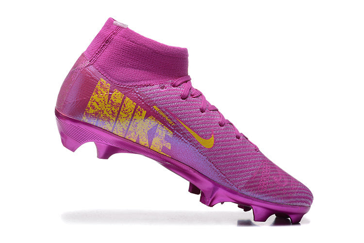 Nike Air Zoom Mercurial Superfly 10 Elite FG - Mens Soccer Cleats - Firm Ground - Black/White/Black