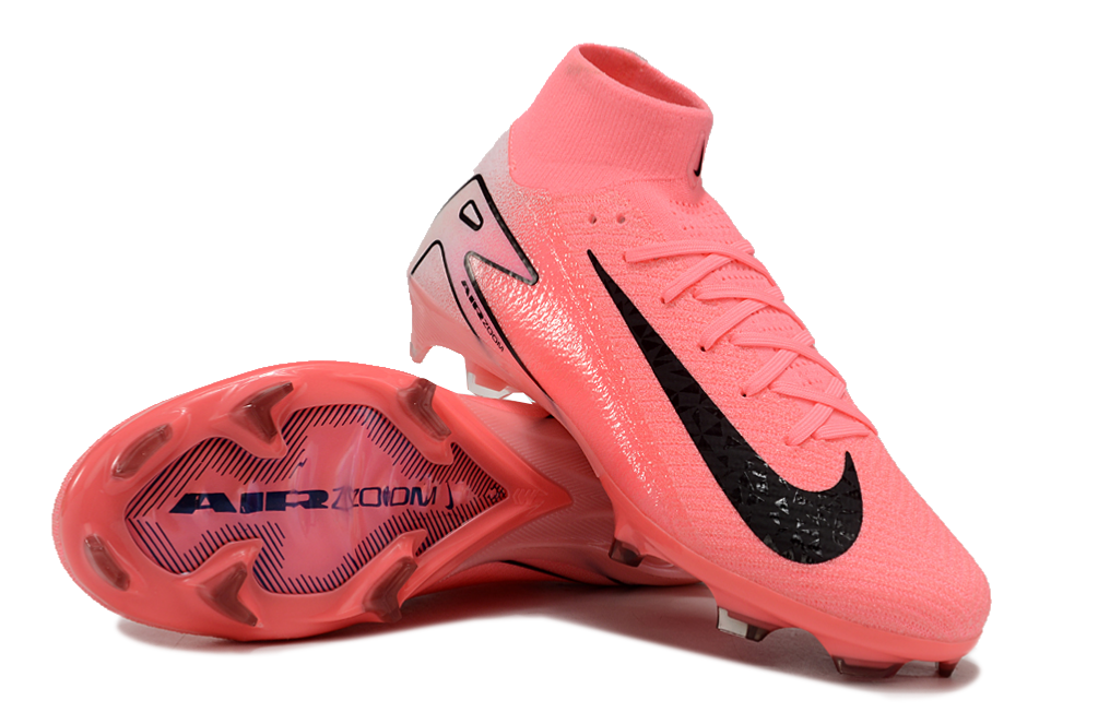 Nike Air Zoom Mercurial Superfly 10 Elite FG - Mens Soccer Cleats - Firm Ground - Black/White/Black