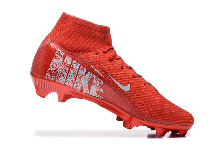 Nike Air Zoom Mercurial Superfly 10 Elite FG - Mens Soccer Cleats - Firm Ground - Black/White/Black