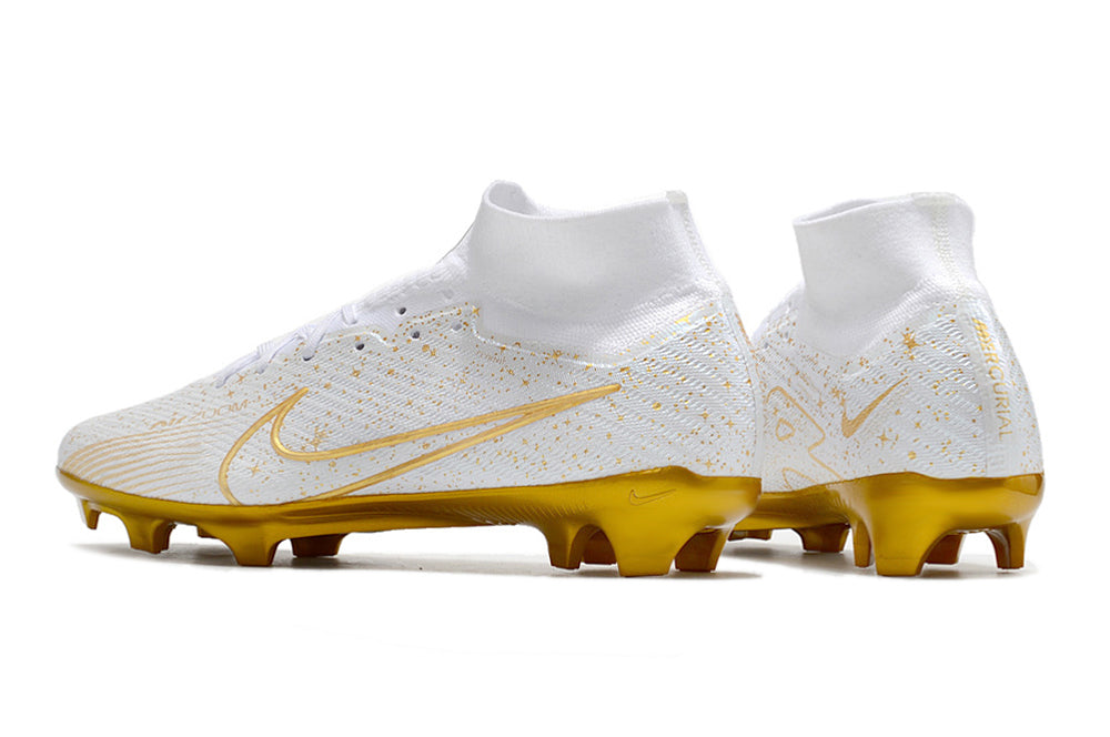 Nike Air Zoom Mercurial Superfly 9 Elite FG - Mens Soccer Cleats - Firm Ground - Black/White/Black