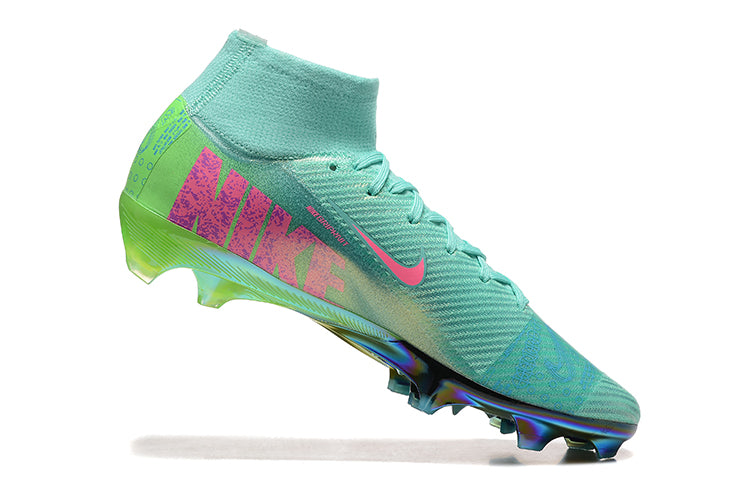 Nike Air Zoom Mercurial Superfly 10 Elite FG - Mens Soccer Cleats - Firm Ground - Black/White/Black