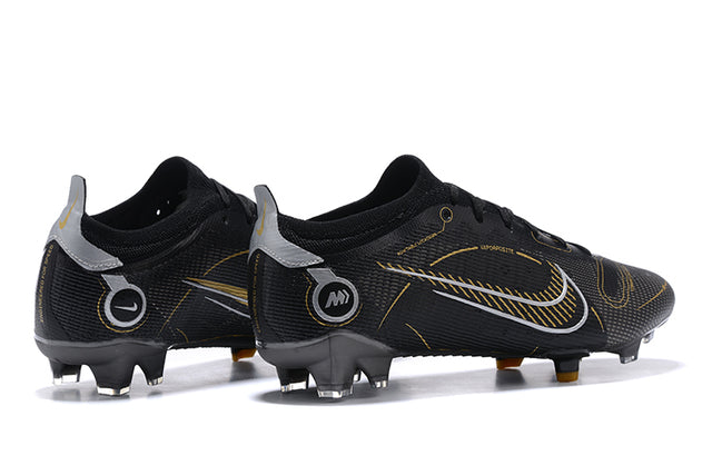 Nike Mercurial Vapor 14 Elite FG Black and Gold Football Boots - Low