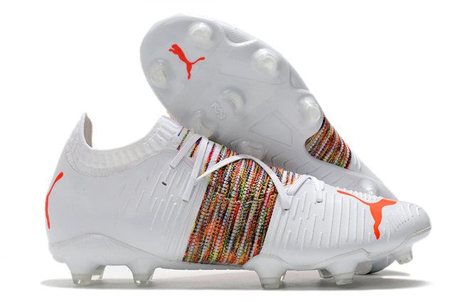 Puma Future Z FG Soccer Cleats – White/Orange
