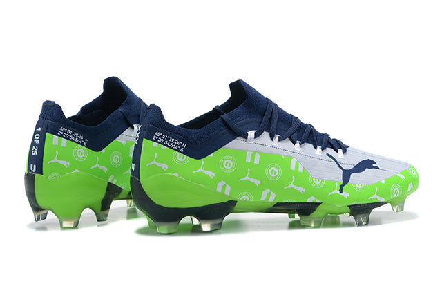 Puma Ultra FG Soccer Cleats – White/Green