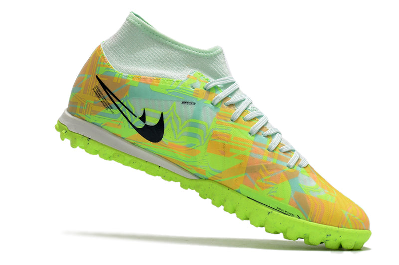 Nike Air Zoom Superfly 9 TF Futsal Boot - Green - High Top