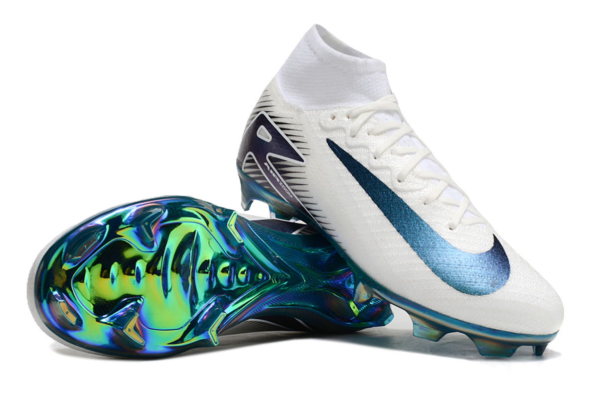 Nike Air Zoom Mercurial Superfly 10 Elite FG - Mens Soccer Cleats - Firm Ground - Black/White/Black