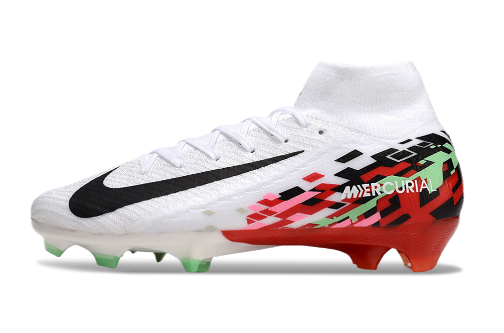 Nike Air Zoom Mercurial Superfly 10 Elite FG - Mens Soccer Cleats - Firm Ground - Black/White/Black