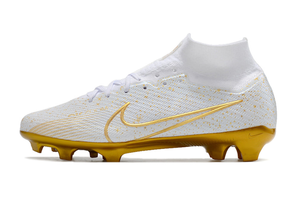 Nike Air Zoom Mercurial Superfly 9 Elite FG - Mens Soccer Cleats - Firm Ground - Black/White/Black
