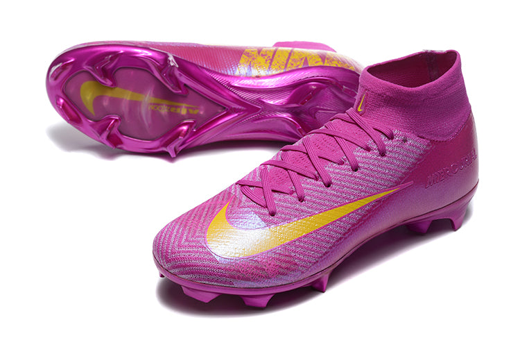 Nike Air Zoom Mercurial Superfly 10 Elite FG - Mens Soccer Cleats - Firm Ground - Black/White/Black