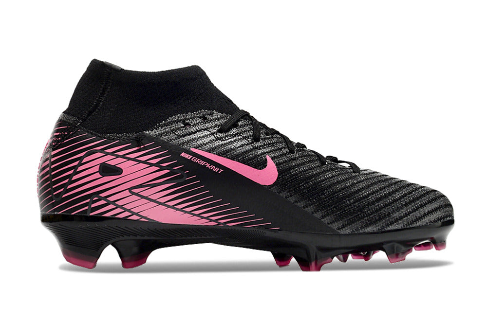 Nike Air Zoom Mercurial Superfly 10 Elite FG - Mens Soccer Cleats - Firm Ground - Black/White/Black