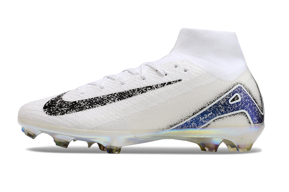 Nike Air Zoom Mercurial Superfly 10 Elite FG - Mens Soccer Cleats - Firm Ground - Black/White/Black