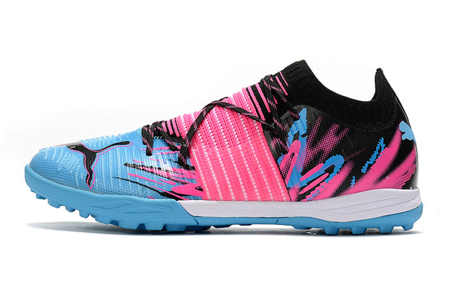 Puma Future Z TF Turf Soccer Cleats - Blue/Pink (Low)