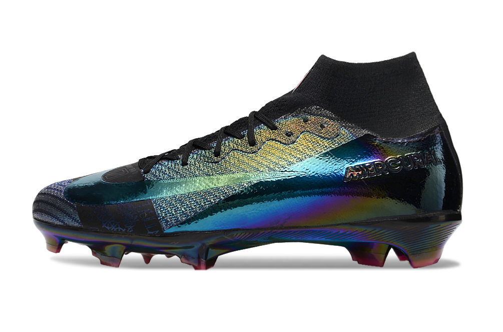 Nike Air Zoom Mercurial Superfly 10 Elite FG - Mens Soccer Cleats - Firm Ground - Black/White/Black
