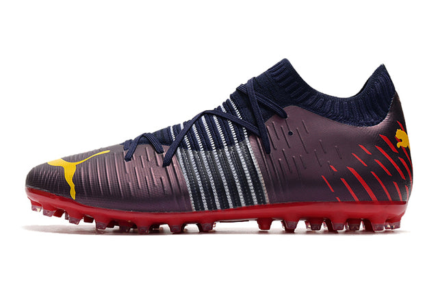Puma Future Z FG Firm-Ground Soccer Cleats - Black/Red/Orange