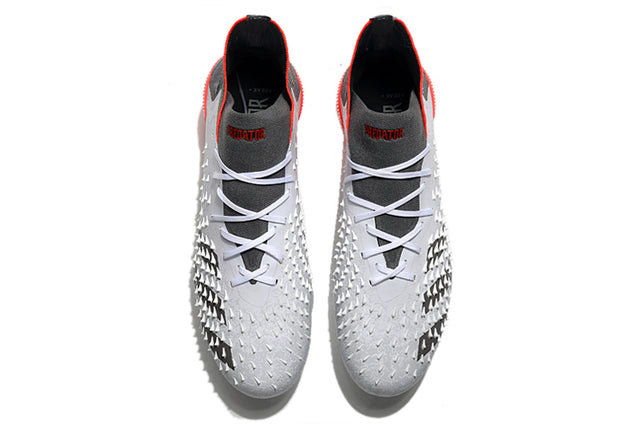 Adidas Predator Freak .1 FG Soccer Cleats – High Top – White/Orange