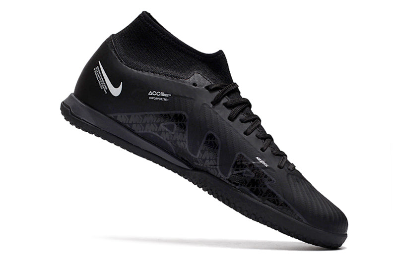Nike Air Zoom Superfly 9 TF Futsal Shoe - All Black - Cano Alto