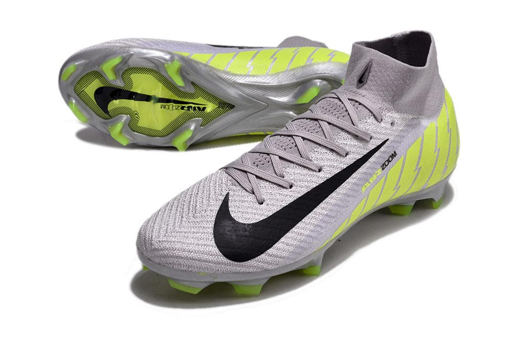 Nike Air Zoom Mercurial Superfly 10 Elite FG - Mens Soccer Cleats - Firm Ground - Black/White/Black