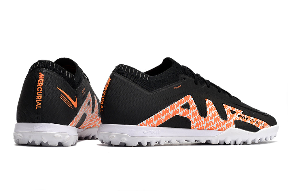 Nike Air Zoom TF Turf Soccer Shoes - Black/Orange (Low)
