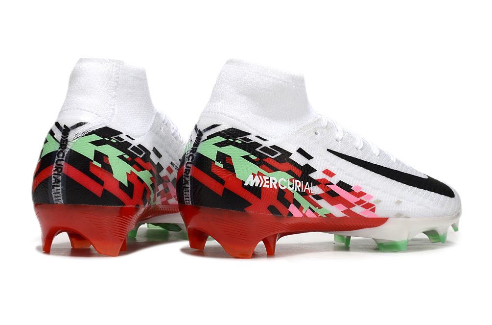 Nike Air Zoom Mercurial Superfly 10 Elite FG - Mens Soccer Cleats - Firm Ground - Black/White/Black