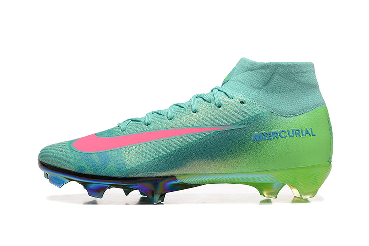 Nike Air Zoom Mercurial Superfly 10 Elite FG - Mens Soccer Cleats - Firm Ground - Black/White/Black
