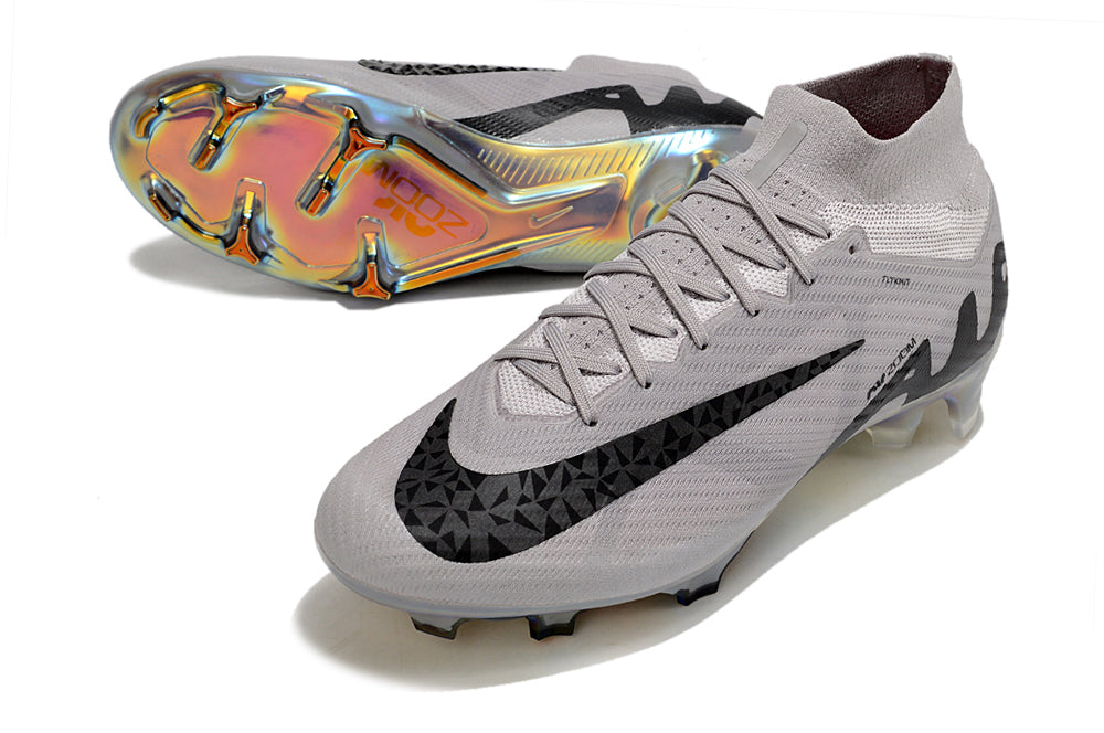 Nike Air Zoom Mercurial Superfly 9 Elite FG - Mens Soccer Cleats - Firm Ground - Black/White/Black
