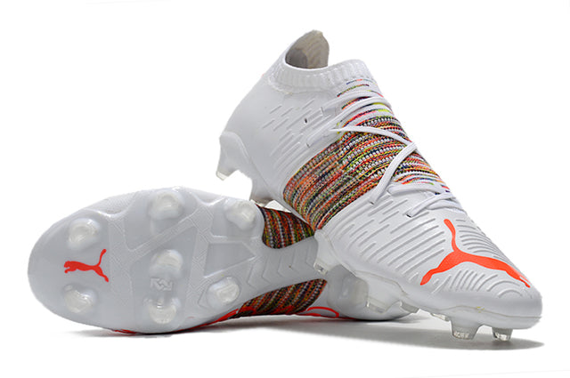 Puma Future Z FG Soccer Cleats – White/Orange