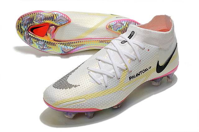 Nike Phantom GT2 Elite FG Soccer Cleats – Mid Top – Gold