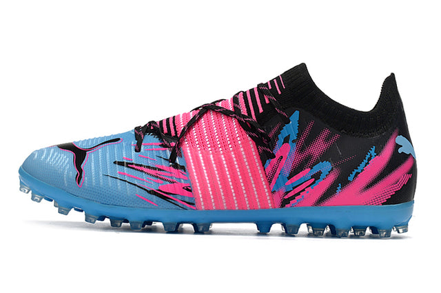 Puma Future Z FG Firm-Ground Soccer Cleats - Blue/Pink (Low)