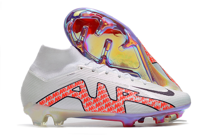 Nike Air Zoom Mercurial Superfly IX Elite FG White/Orange High-Top Football Boots