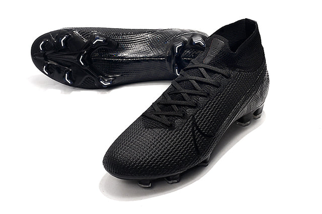 Nike Mercurial Superfly 7 Elite FG - Black/Black/Black - Mens Soccer Cleats