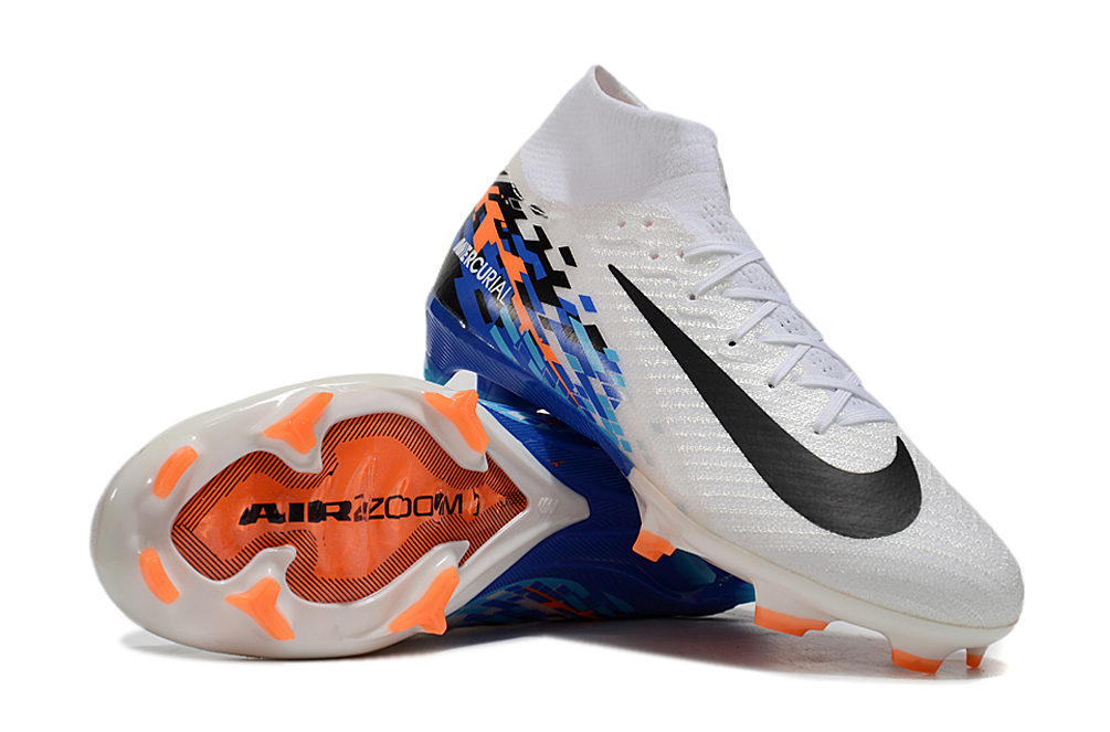 Nike Air Zoom Mercurial Superfly 10 Elite FG - Mens Soccer Cleats - Firm Ground - Black/White/Black