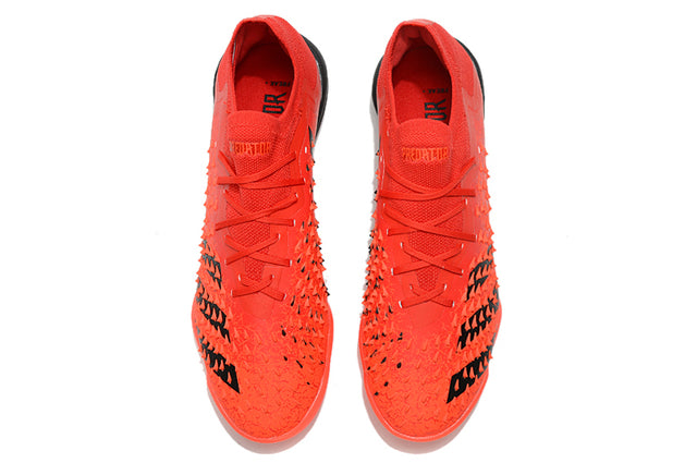 Adidas Predator Freak .1 Turf Soccer Cleats - Red (Low-Cut)