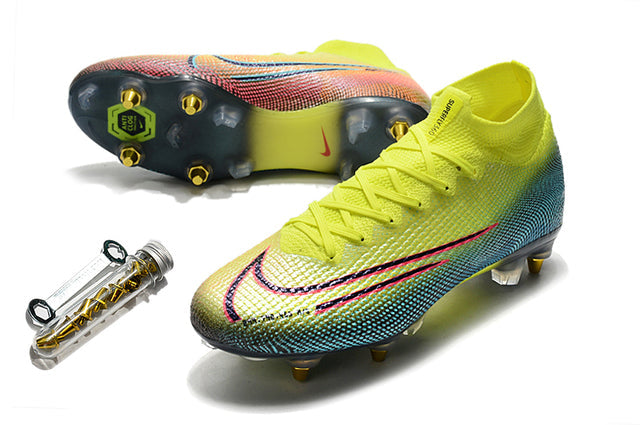 Nike Mercurial Superfly 7 Elite SG-PRO Anti-Clog Football Boots Green - Cano Alto
