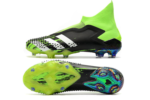 Adidas Predator Mutator+ FG Soccer Cleats – High Top – Black/Green