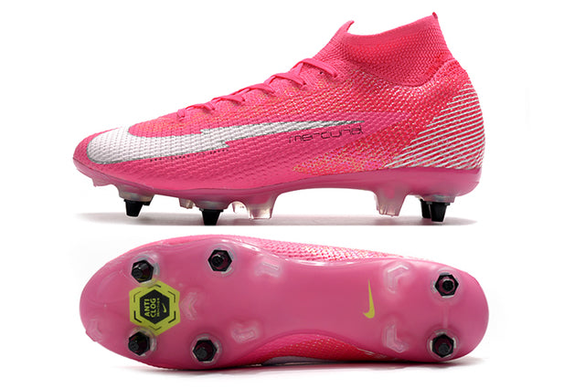 Nike Mercurial Superfly 7 Elite SG-PRO Anti-Clog Pink - High Top
