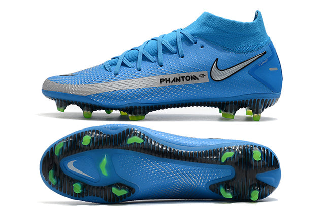 Nike Phantom GT Elite Dynamic Fit FG Soccer Cleats – High Top – Blue