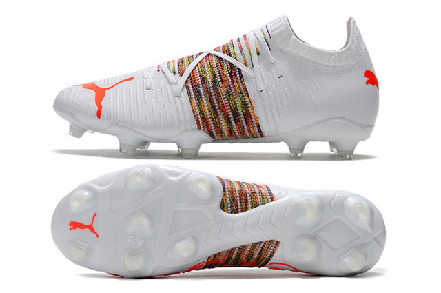 Puma Future Z FG Soccer Cleats – White/Orange