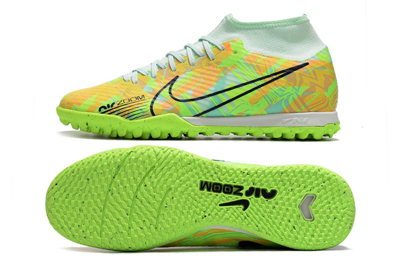 Nike Air Zoom Superfly 9 TF Futsal Boot - Green - High Top