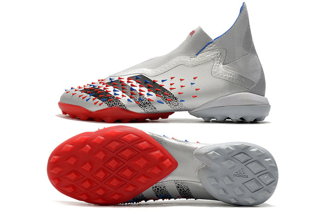 Adidas Predator Freak+ FG Soccer Cleats – High Top – Gray
