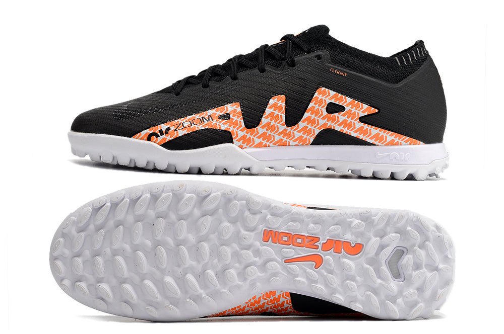 Nike Air Zoom TF Turf Soccer Shoes - Black/Orange (Low)