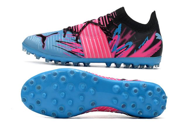 Puma Future Z FG Firm-Ground Soccer Cleats - Blue/Pink (Low)