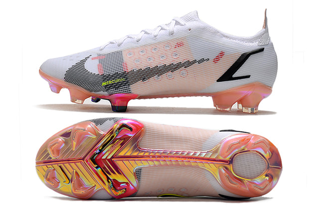 Nike Mercurial Vapor 14 Elite FG Field Soccer Cleats - White - Low
