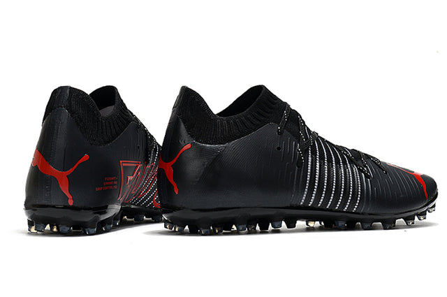 Puma Future Z FG Firm-Ground Soccer Cleats - Black/Red (Low)